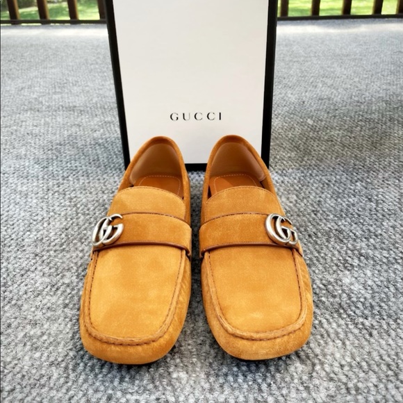 ❌ SOLD ❌ GUCCI Suede Mens Driver Loafers - Picture 5 of 6